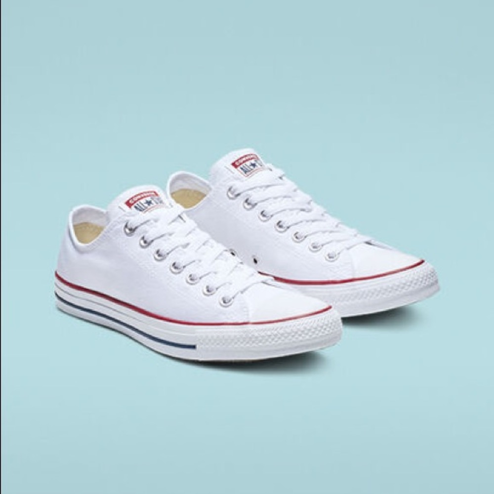 White Low Top Converse